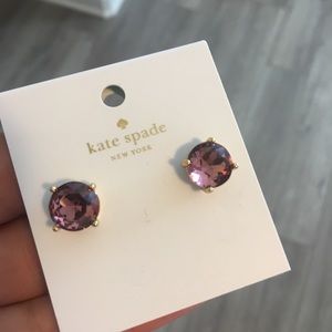 Kate Spade Stud Earrings in Lilac Petal